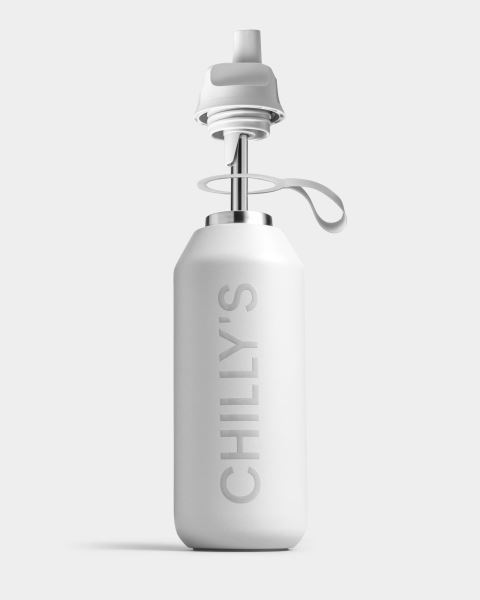 Grey Chilly's Solid Colours 500ml / 1L Series 2 Flip Bottle | MG3609245