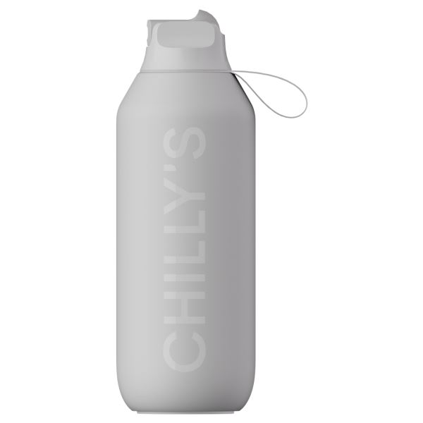 Grey Chilly\'s Solid Colours 500ml / 1L Series 2 Flip Bottle | MG3609245