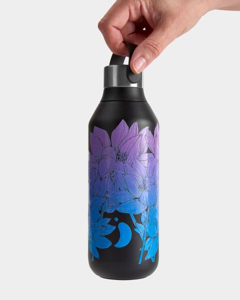 Midnight Lotus Chilly's Patterns 350ml / 500ml / 1L Series 2 Bottle | IQ7435698