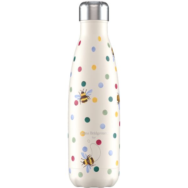 Polka Dot and Bees Chilly\'s Emma Bridgewater 500ml / 750ml Original Bottle | ZQ1620834